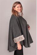 Desmona Charcoal Cape